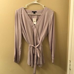 Tie waist blouse